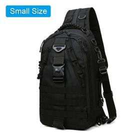 Outdoor Hiking Backpack Climbing Trekking Bag Waterproof Mountaineering Bag Men Camping Rucksack Backpacks 60L (Color: Black Small)