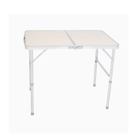 Camping Folding Table for Travel & Beach Party (Color: White A, Type: Camping Table)